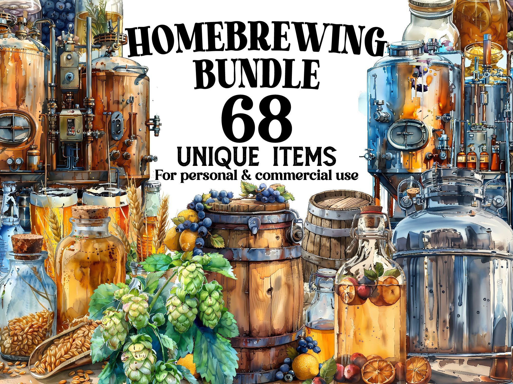 Homebrewing Clipart