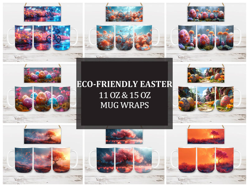 Eco-Friendly Easter 1 Mug Wrap - CraftNest