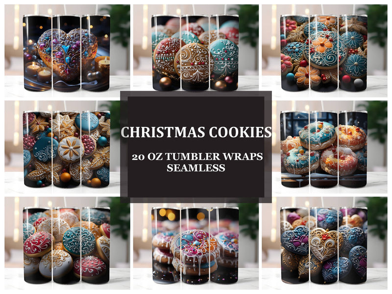 Christmas Cookies Tumbler Wrap - CraftNest