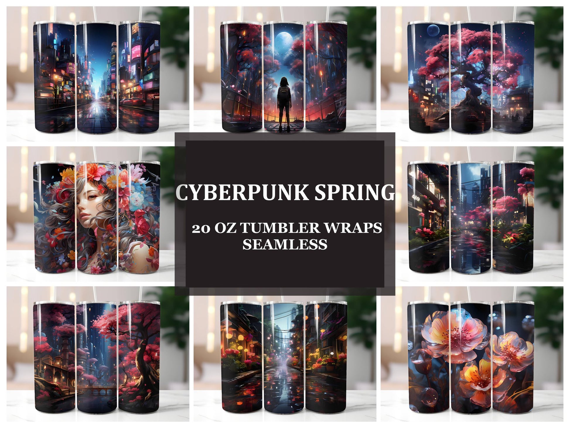 Cyberpunk Spring 1 Tumbler Wrap - CraftNest