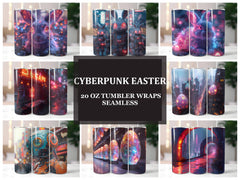 Cyberpunk Easter 2 Tumbler Wrap - CraftNest