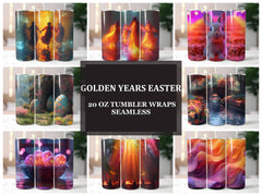 Golden Years Easter 3 Tumbler Wrap - CraftNest