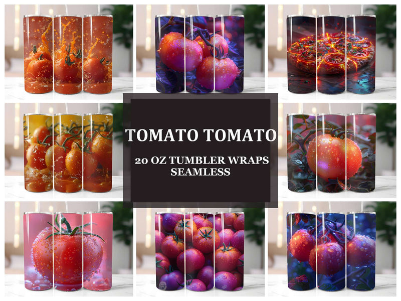 Tomato 2 Tumbler Wrap - CraftNest - Digital Crafting and Art