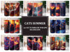 Cats Summer 4 Tumbler Wrap