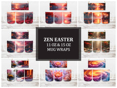 Zen Easter 3 Mug Wrap - CraftNest