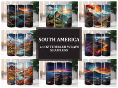 South America 5 Tumbler Wrap - CraftNest