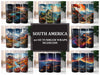 South America 5 Tumbler Wrap