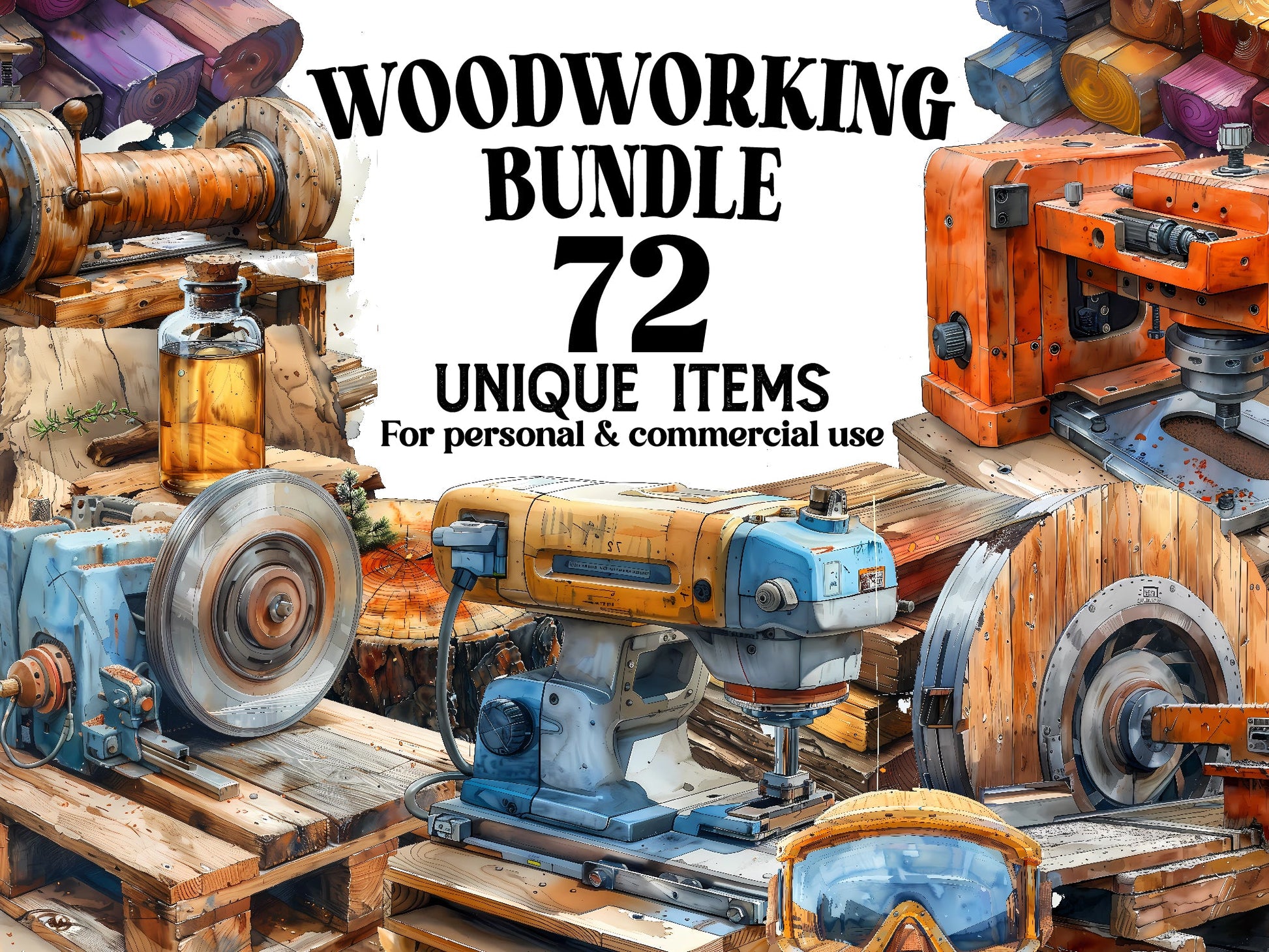 Woodworking Clipart (Test-Don't Buy) - CraftNest - Digital Crafting and Art