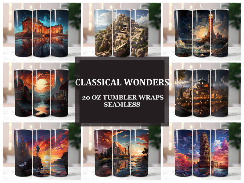 Classical Wonders 1 Tumbler Wrap - CraftNest