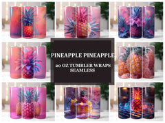 Pineapple 1 Tumbler Wrap - CraftNest - Digital Crafting and Art