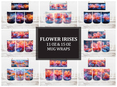 Flower Irises 2 Mug Wrap - CraftNest