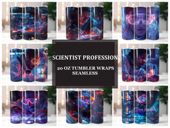 Scientist Profession 1 Tumbler Wrap - CraftNest - Digital Crafting and Art