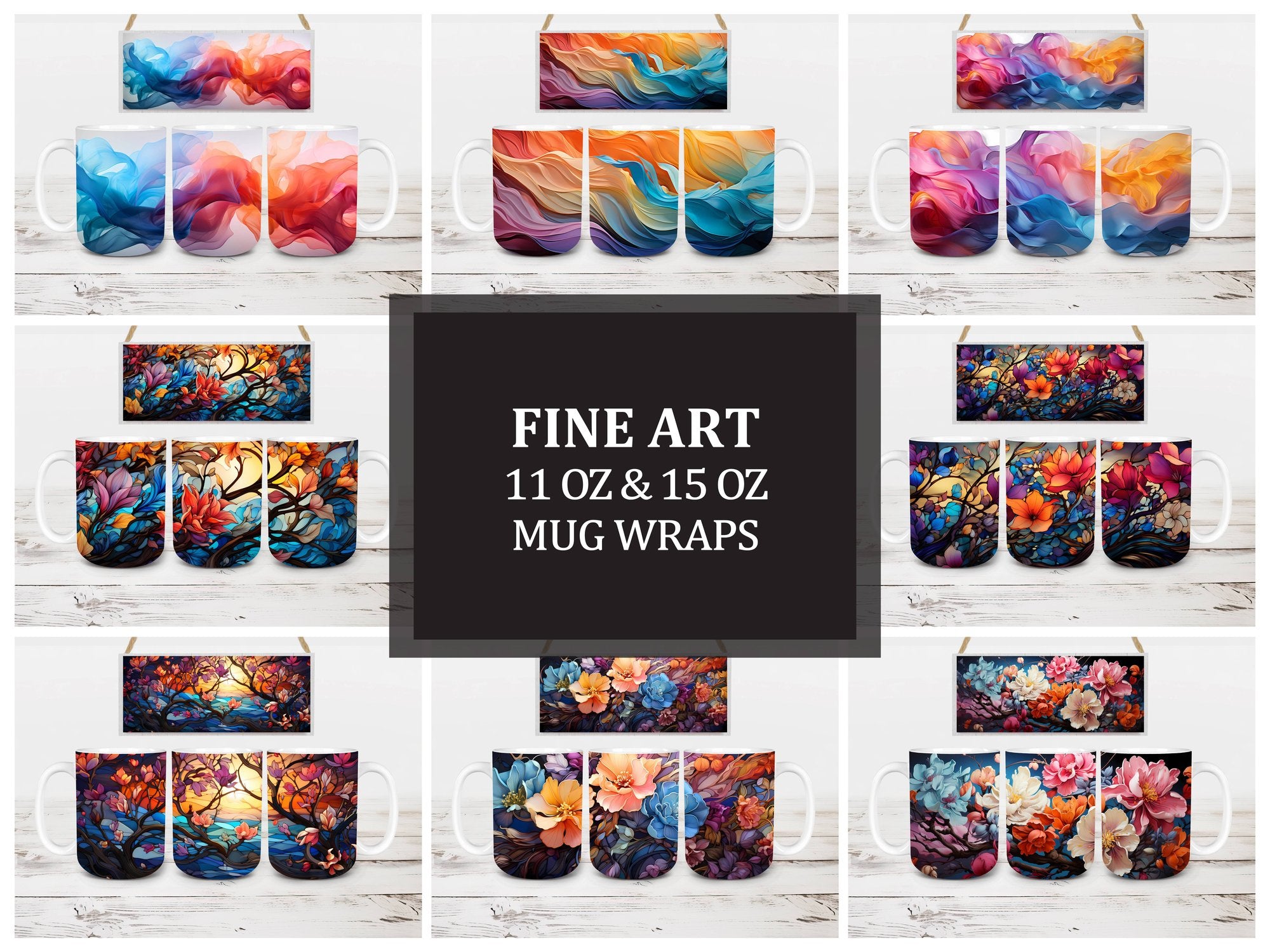 Fine Art 1 Mug Wrap - CraftNest