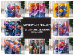 Pottery and Ceramics 6 Tumbler Wrap - CraftNest - Digital Crafting and Art