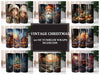 Vintage Christmas Tumbler Wrap
