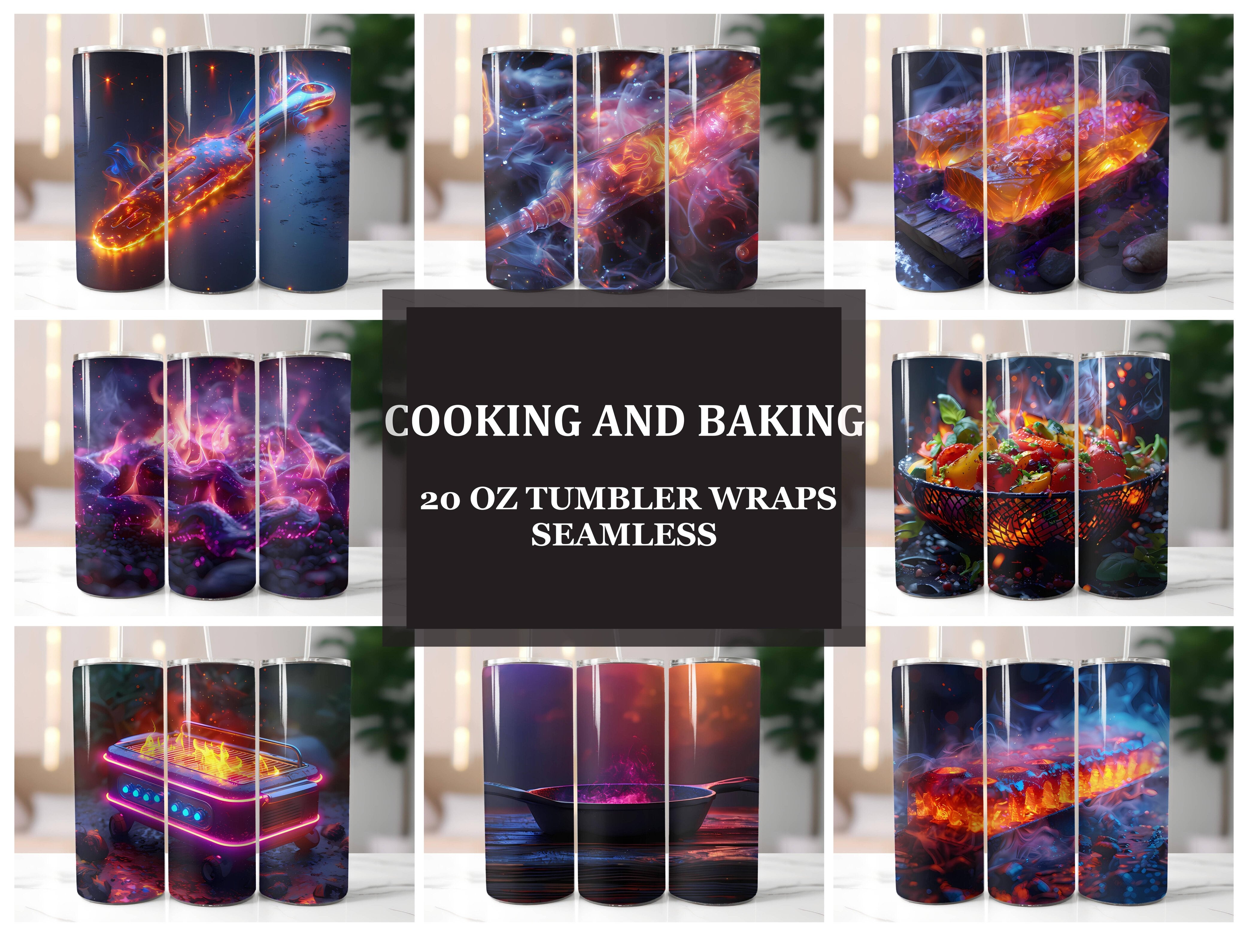 Cooking and Baking 1 Tumbler Wrap - CraftNest - Digital Crafting and Art