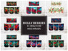 Holly Berries Mug Wrap