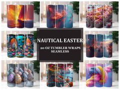 Nautical Easter 4 Tumbler Wrap - CraftNest