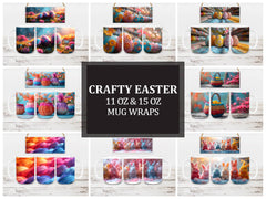 Crafty Easter 4 Mug Wrap - CraftNest