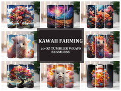 Kawaii Farming 1 Tumbler Wrap - CraftNest