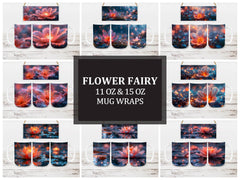 Flower Fairy 2 Mug Wrap - CraftNest