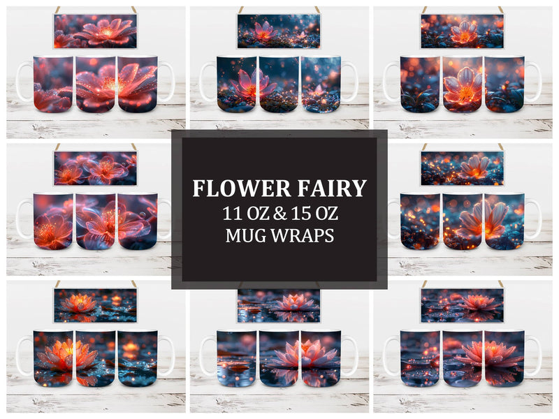 Flower Fairy 2 Mug Wrap - CraftNest