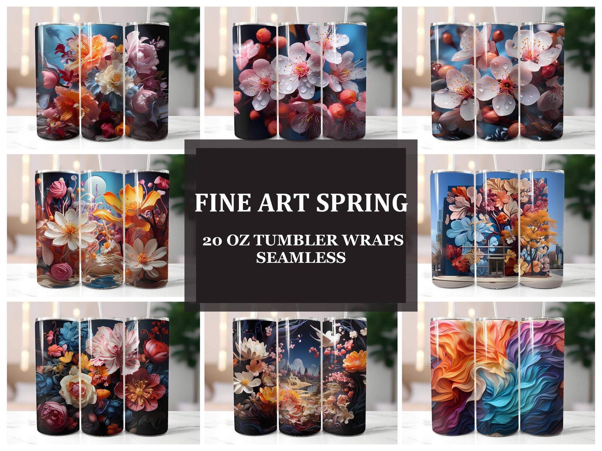 Fine Art 3 Tumbler Wrap - CraftNest