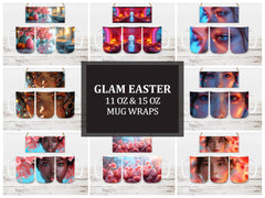 Glam Easter 4 Mug Wrap - CraftNest