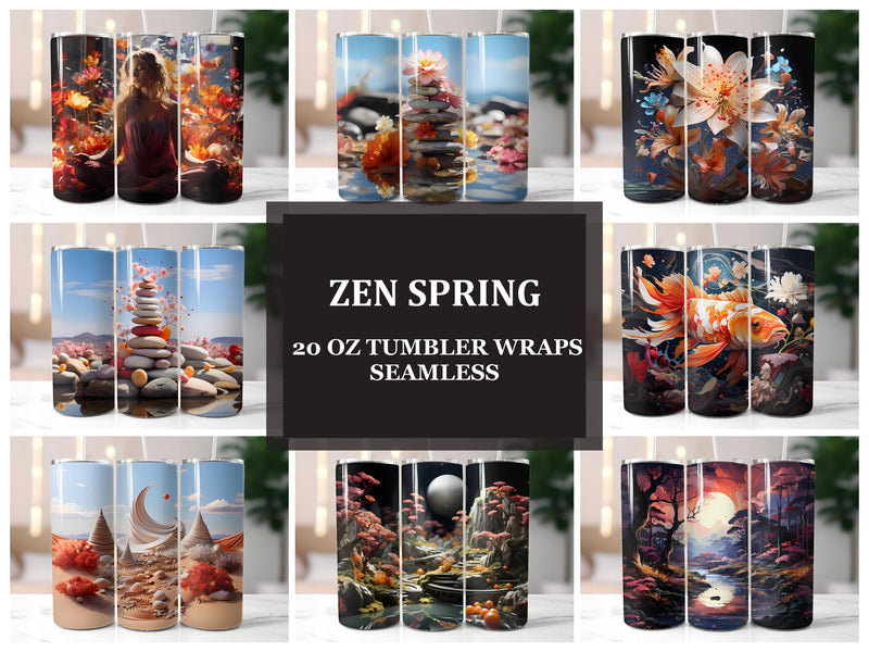 Zen Spring 1 Tumbler Wrap - CraftNest