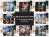 Beach Vacation 1 Tumbler Wrap