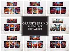 Graffiti Spring 2 Mug Wrap - CraftNest