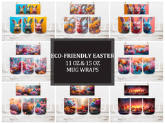 Eco-Friendly Easter 6 Mug Wrap - CraftNest