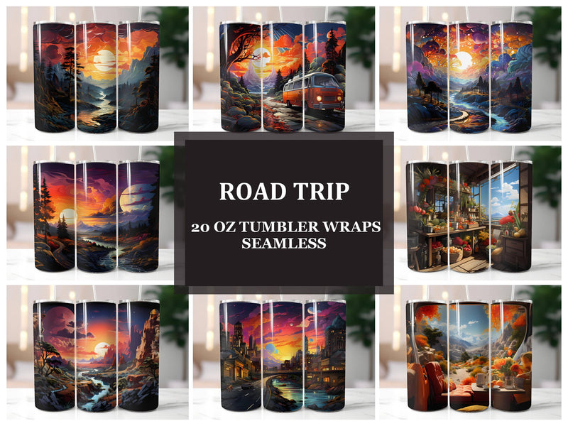 Road Trip 2 Tumbler Wrap - CraftNest