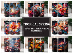 Tropical Spring 1 Tumbler Wrap - CraftNest