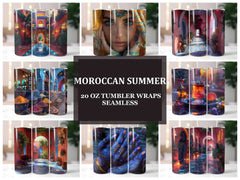 Moroccan Summer 2 Tumbler Wrap - CraftNest - Digital Crafting and Art