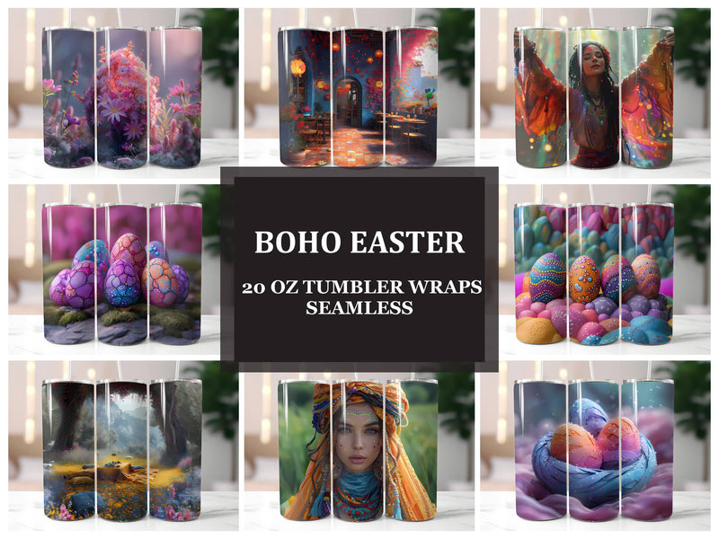 Boho Easter 3 Tumbler Wrap - CraftNest