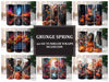 Grunge Spring 4 Tumbler Wrap