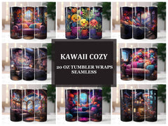 Kawaii Cozy 2 Tumbler Wrap - CraftNest