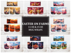 Easter on Farms 1 Mug Wrap - CraftNest