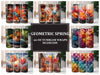 Geometric Spring 6 Tumbler Wrap