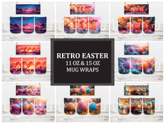 Nineties Easter 2 Mug Wrap - CraftNest