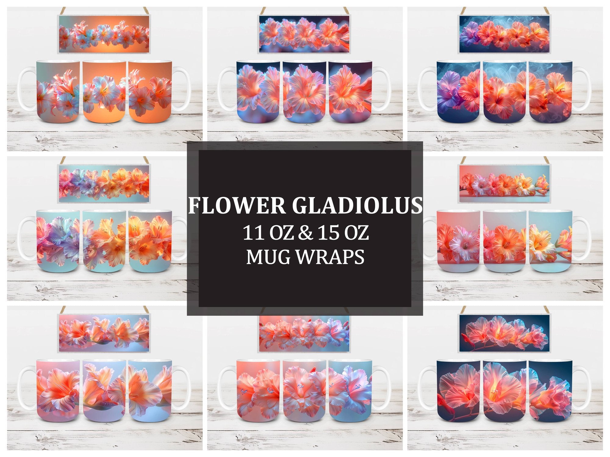 Flower Gladiolus 2 Mug Wrap - CraftNest