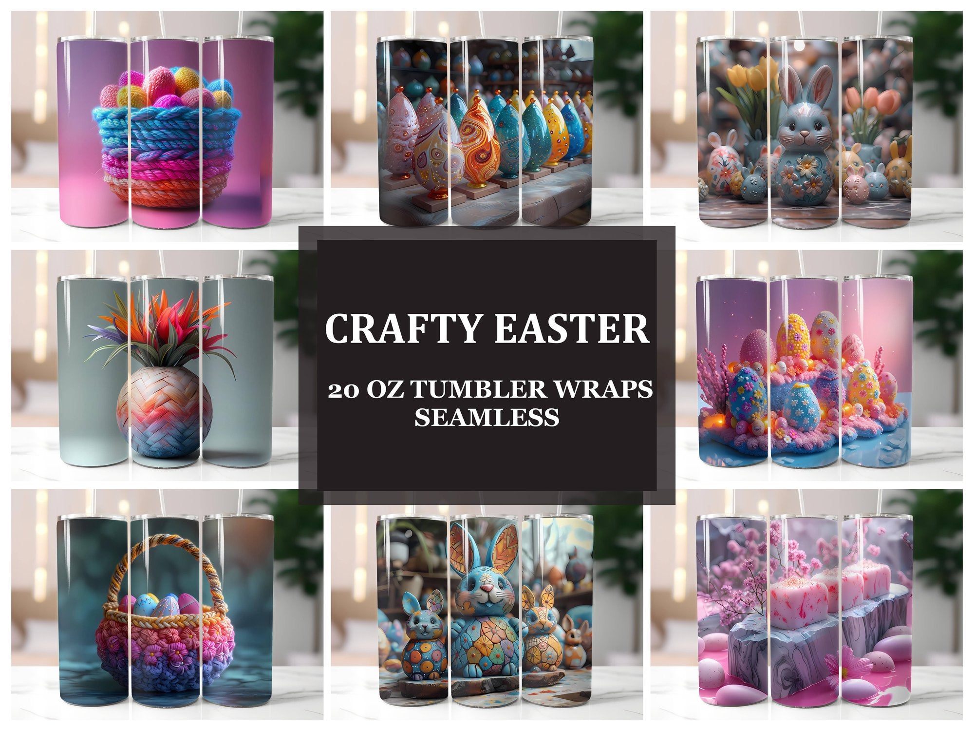 Crafty Easter 1 Tumbler Wrap - CraftNest