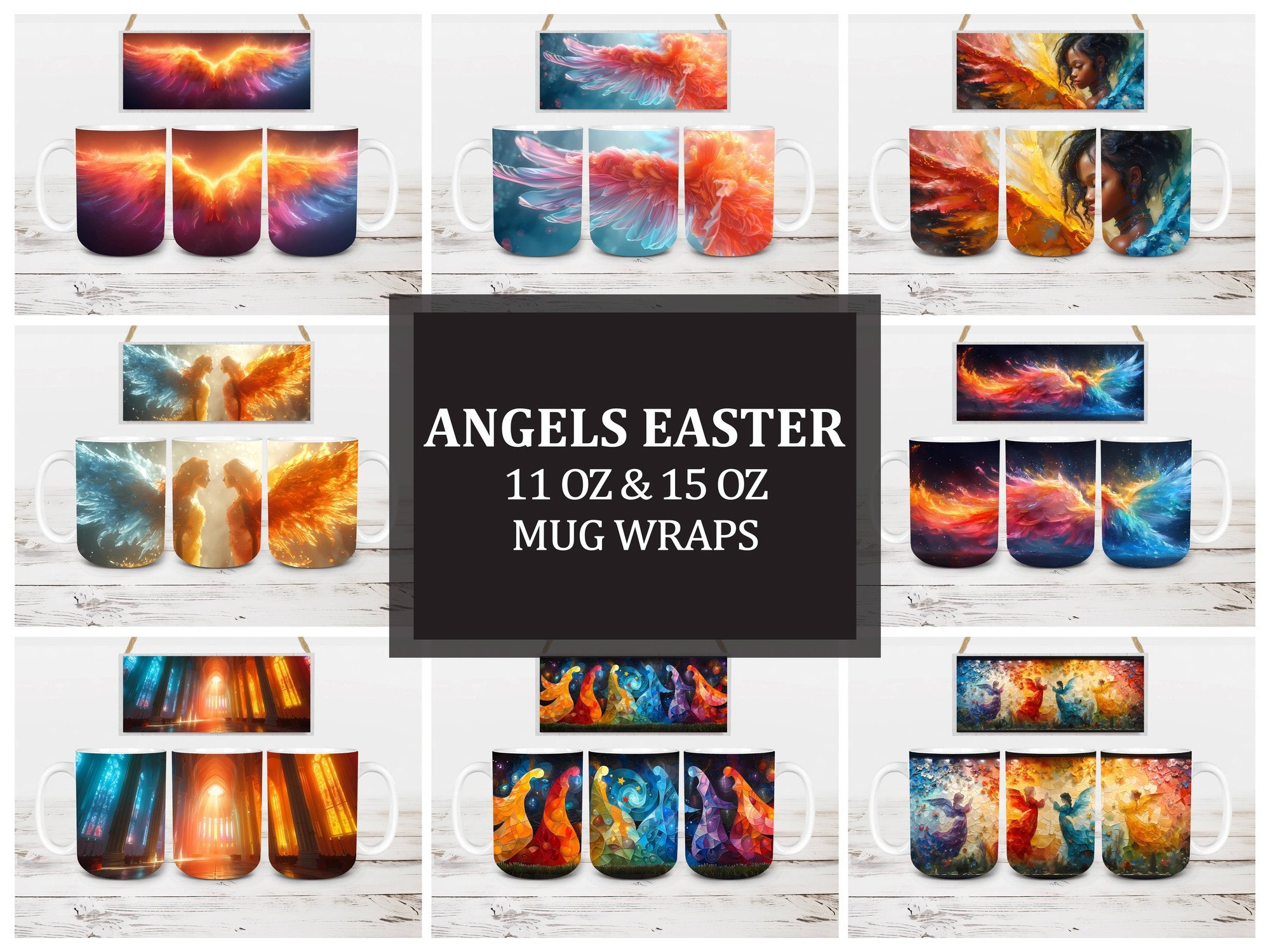 Angels Easter 2 Mug Wrap - CraftNest