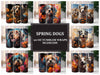 Spring Dogs 2 Tumbler Wrap