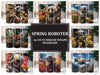 Spring Roboter 1 Tumbler Wrap