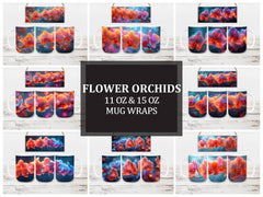 Flower Orchids 2 Mug Wrap - CraftNest