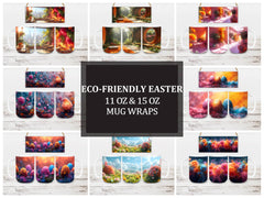 Eco-Friendly Easter 3 Mug Wrap - CraftNest