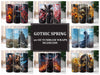 Gothic Spring 2 Tumbler Wrap