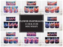 Flower Snapdragon 1 Mug Wrap - CraftNest